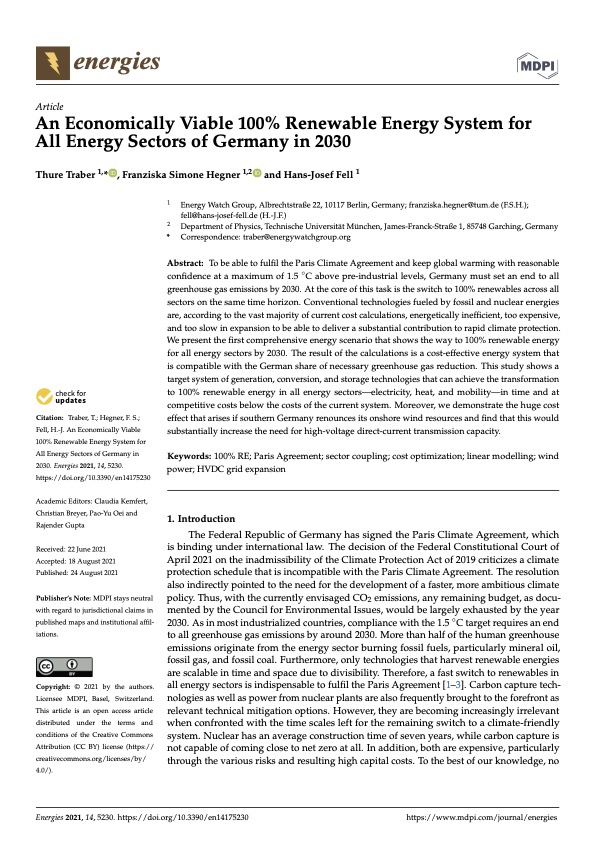 Renewable Energy Germany 2030 2