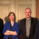 Von links: Gerhard Kreutz, Moderatorin Birgit Bastian (LUBW) Paul Grunow, Hans-Josef Fell